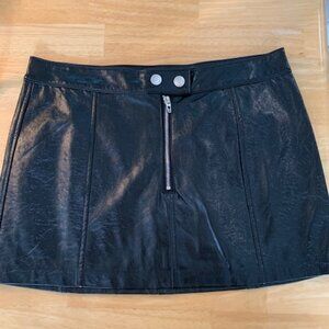 NWT BlankNYC Bright Eyed Faux Patent Leather Skirt